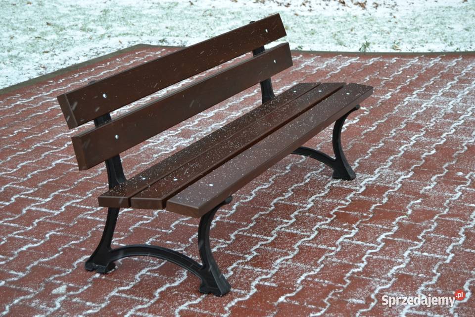 Ławka Parkowa Ogrodowa Miejska Ciężka Łódzka 180 Targowiska