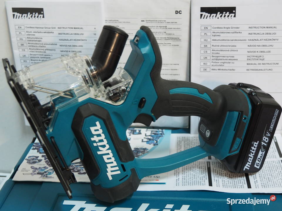 MAKITA DSD 180 wycinarka wyrzynarka plyt GK Akumulatorowe Narzędzia Michałowice