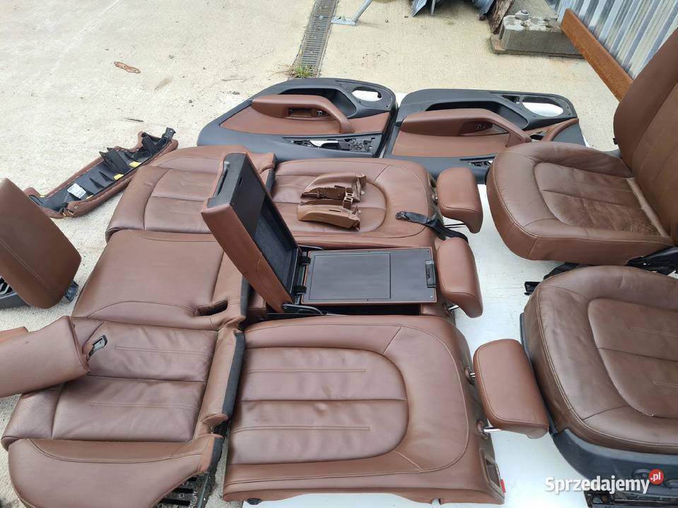 FOTEL FOTELE SKÓRA AUDI A6 C7 SEDAN KOMBI BRĄZ Przystajń