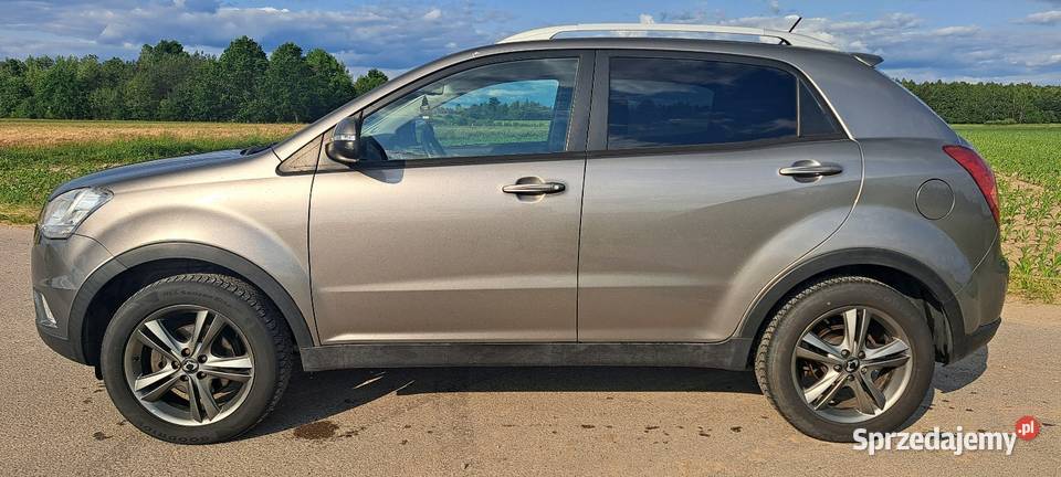 SSANGYONG KORANDO 20 BENZYNA 2013r SAPHIRE 135 skórzana tapicerka mazowieckie Niemianowice