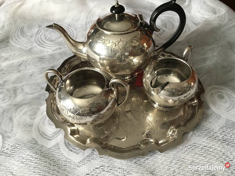 Posrebrzany komplet do kawy 1923 SHEFFIELD Kraków sprzedam