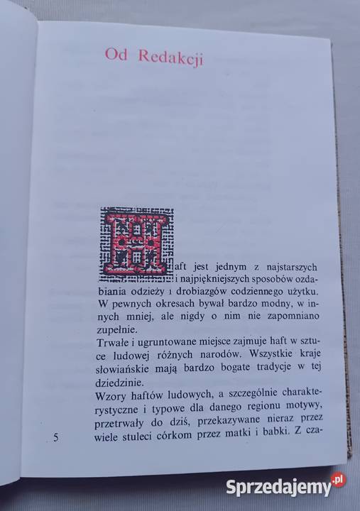 Jadwiga Turska Igłą malowane MAW 1980 r Wydanie Koźminek