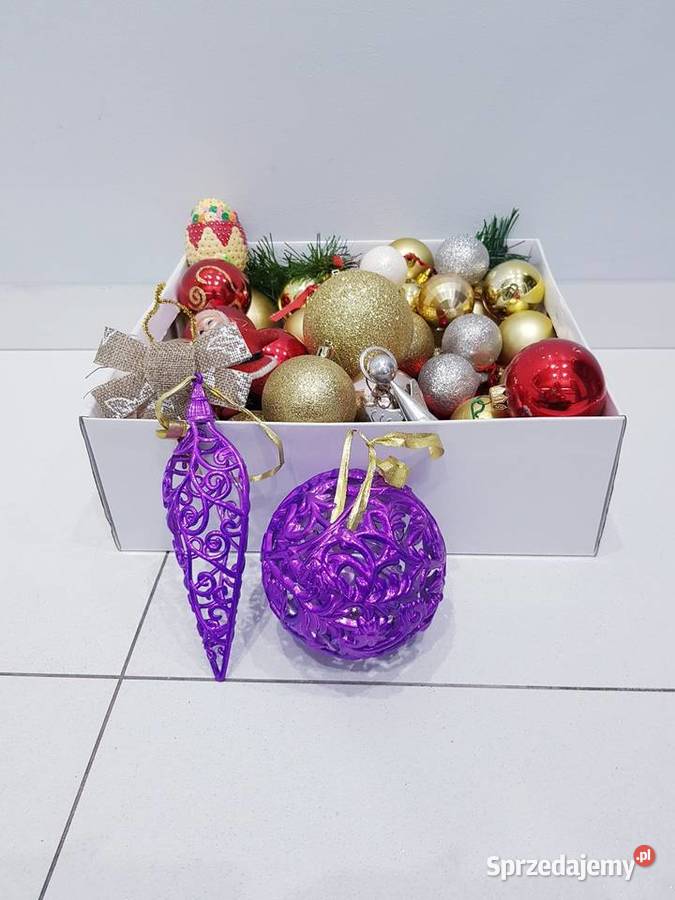 Mega zestaw bombek choinkowych