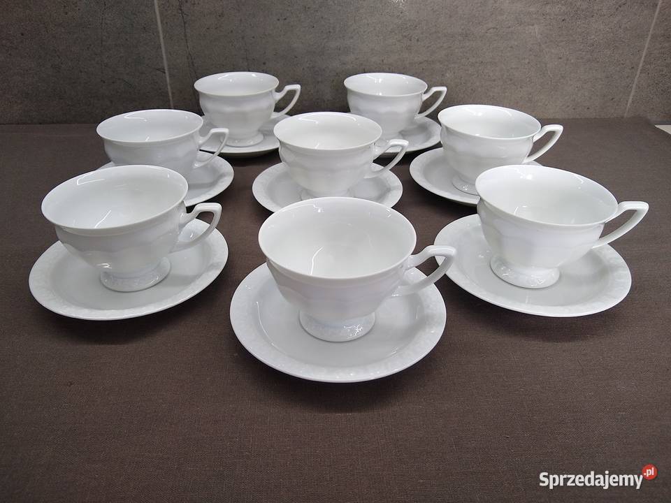 Filiżanka spodek Rosenthal Biała Maria Classic wielkopolskie Kalisz