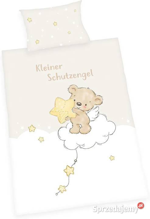 Pościel Bawełniana 100X135 Miś Aniołek Gwiazdki podkarpackie Brzozów sprzedam