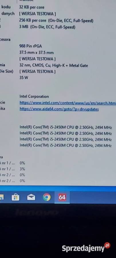 Laptop lenovo opolskie Wołczyn