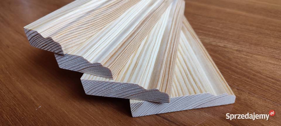 Listwa drewniana frezowana 20 x 100 z małym Narew sprzedam