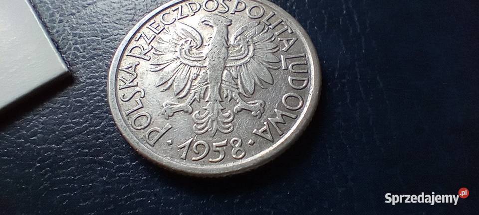 Stare monety 2 złote 1958 Jagody PRL Polska Lesko