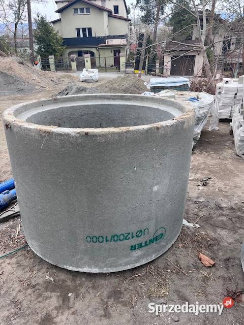 betonowe kręgi do studni fi1200mm 120 różne Gdynia sprzedam