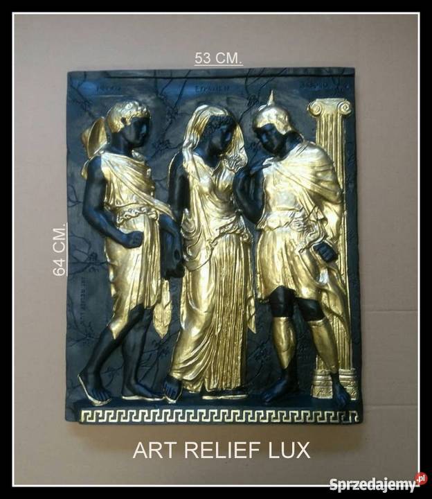 SZTUKATERIA GIPSOWA PŁASKORZEŹBA GRECKA CZARNO Zielona Góra sprzedam