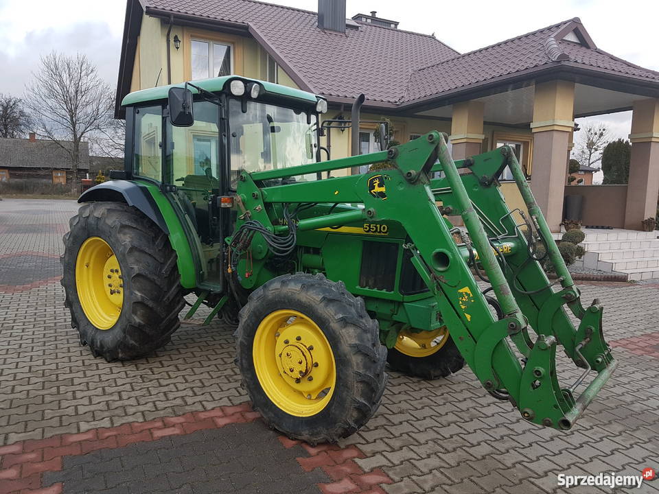 John Deere 5510 z turem jh 531 w oryginale