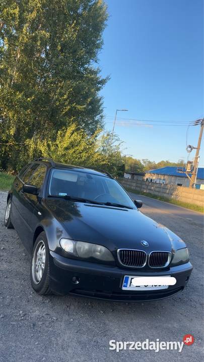 BMW E46 20 diesel touring czarny Żary sprzedam