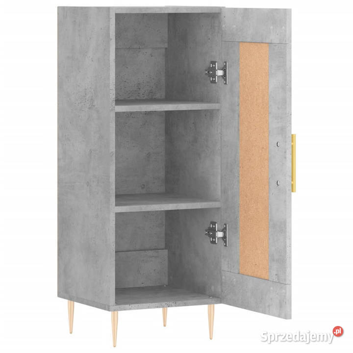 Szafka szarość betonu 345x34x90 materiał Warszawa