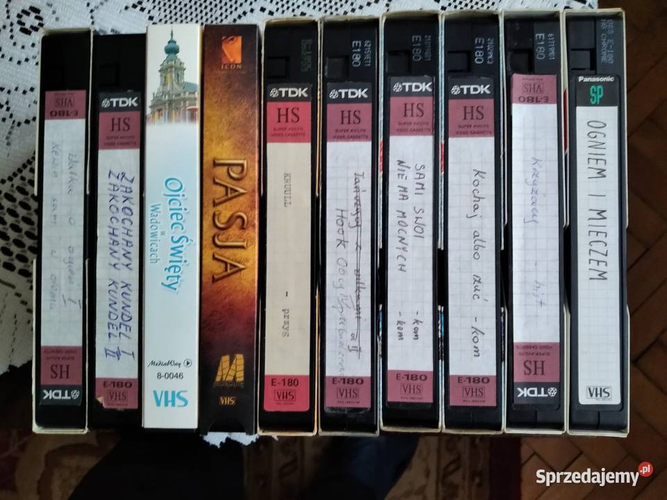 Sprzedam kasety VHS małopolskie Kraków