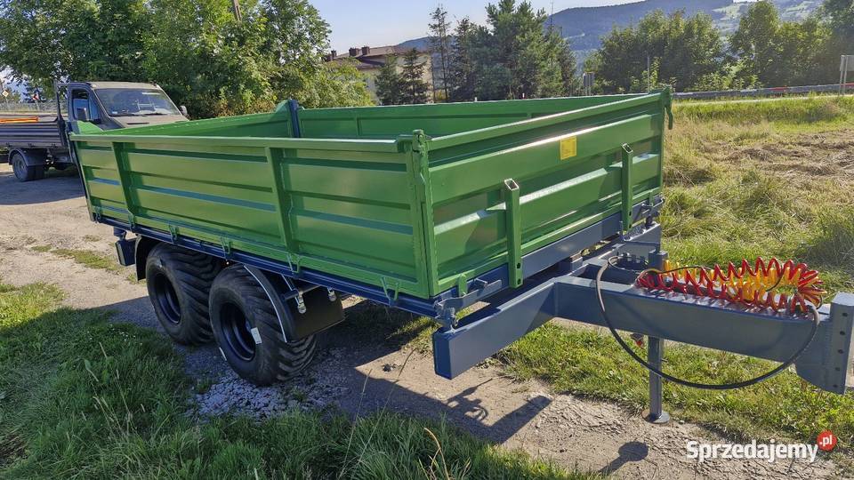Przyczepa tandem Zarejestrowana Transport Rolnictwo Limanowa