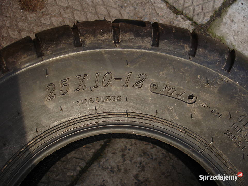 Opony szosowe 25x10x12 Quad