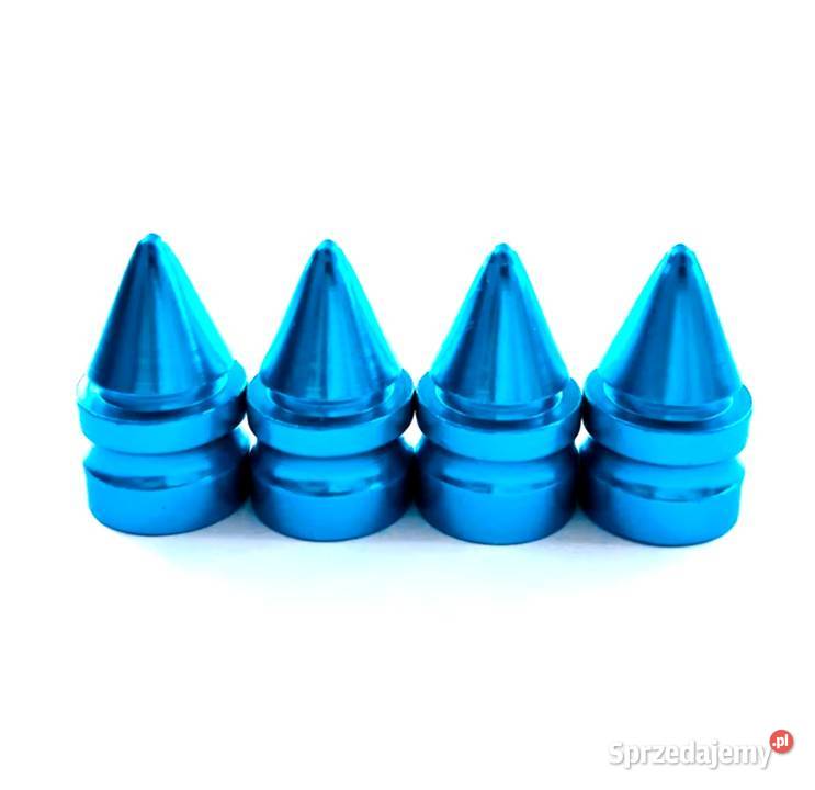 Nakrętki Na Wentyle BŁĘKITNE Czapki Opon Warszawa