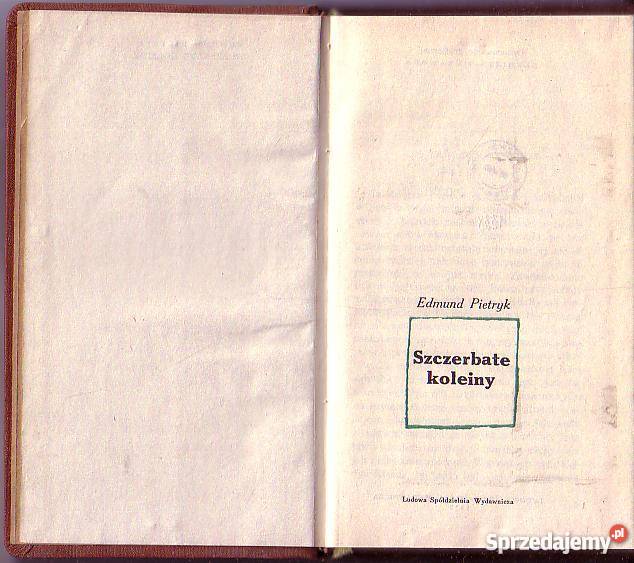 9551 SZCZERBATE KOLEINY EDMUND PETRYK Proza i poezja Czyrna