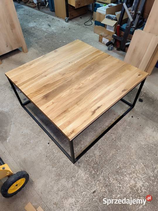 Stolik loft dębowy 90cm Zduńska Wola sprzedam