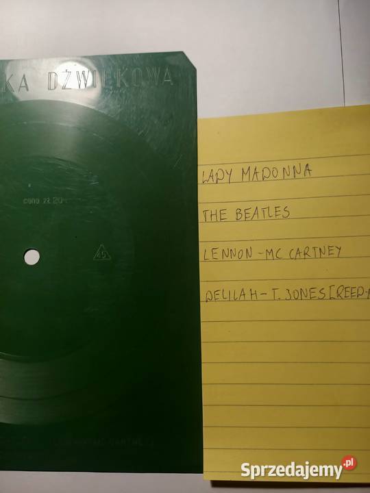 Pocztówka dzwiękowa THE BEATLES LENNON MC Rybnik