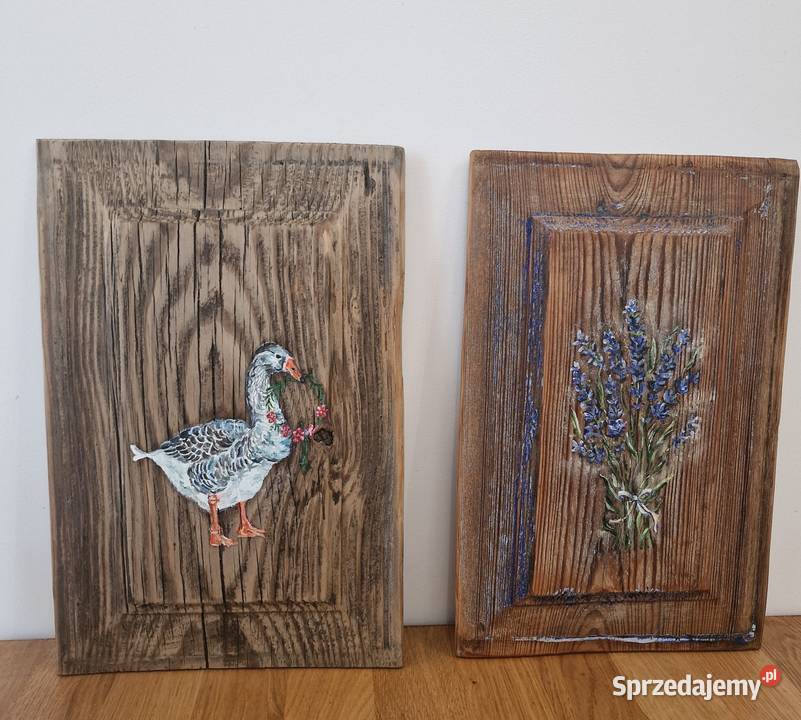 Gęś Lawenda stara zabytkowa okiennica Warszawa