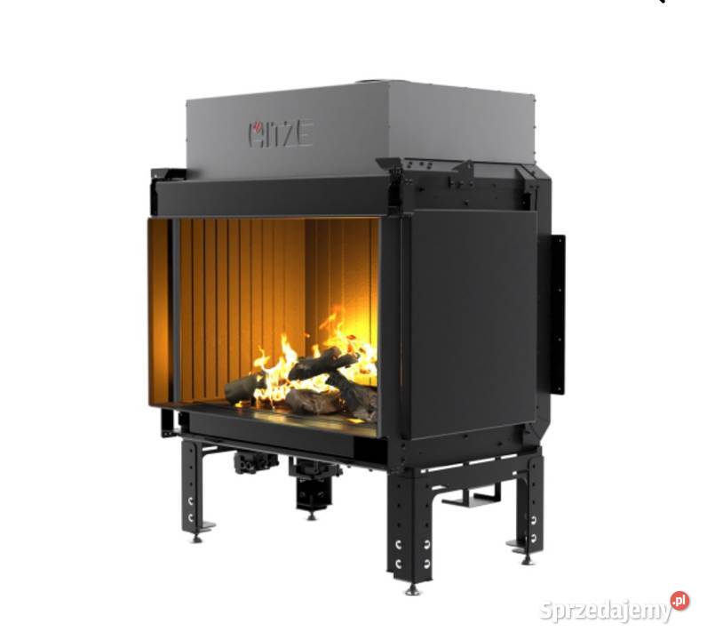 HITZE Kominek gazowy CALMA 80S Akucream grafit wielkopolskie