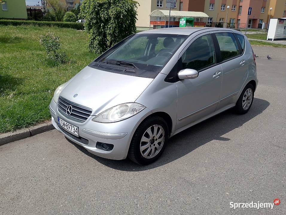 Mercedes a klasa 2008 srebrny Mercedes-Benz Świdnica sprzedam