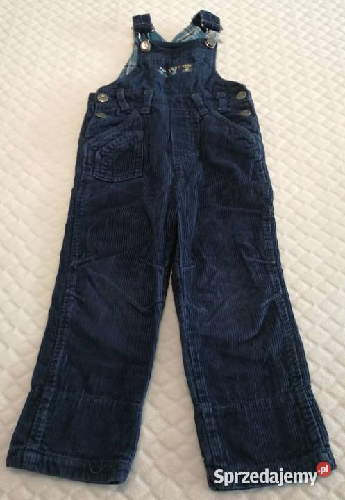 Spodnie ogrodniczki sztruksowe 92 Papagino śląskie Czeladź sprzedam
