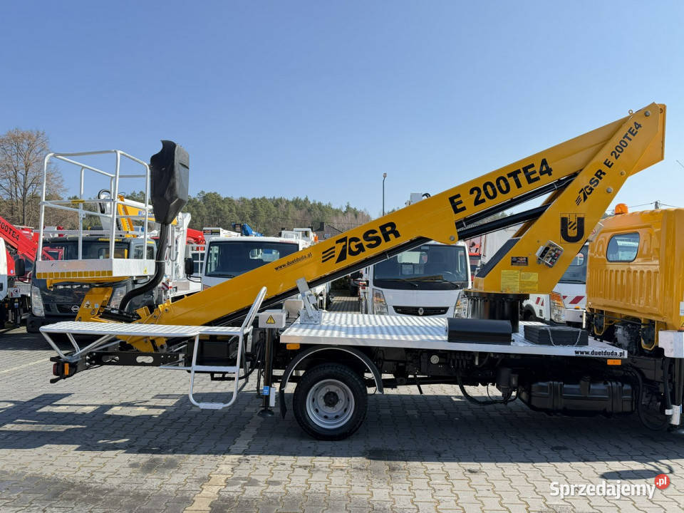 Nissan Cabstar Podnośnik Koszowy 20m GSR E200 2488cm3 Widełki