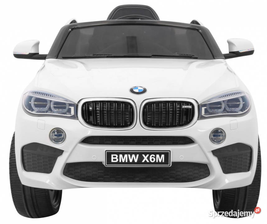 Auto na akumulator BMW X6M białe EVA 2x45W mazowieckie Warszawa