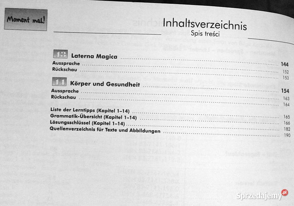 Moment mal Arbeitsbuch 1 Książka ćwiczeń Książki do nauki języka obcego