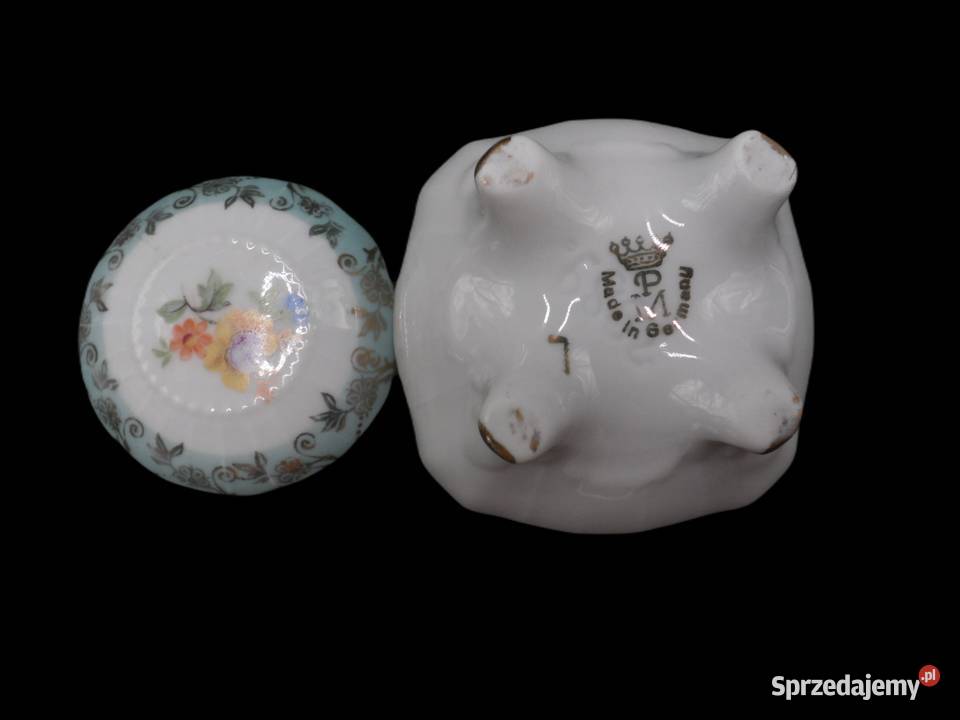 PM Martinroda Porcelanowe puzderko na stopkach Porcelana i szkło Raszków sprzedam
