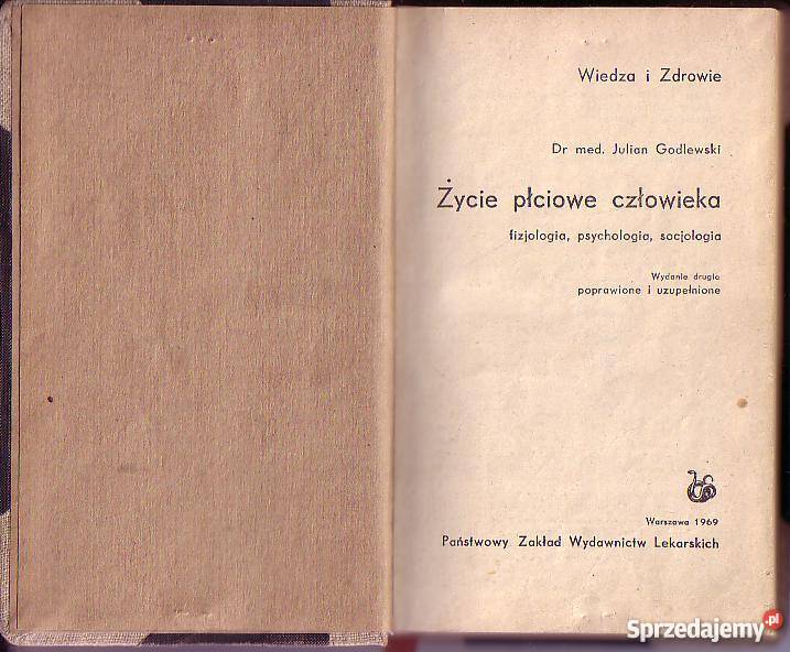 6815 ŻYCIE PŁCIOWE CZŁOWIEKA DR MED JULIAN małopolskie Czyrna