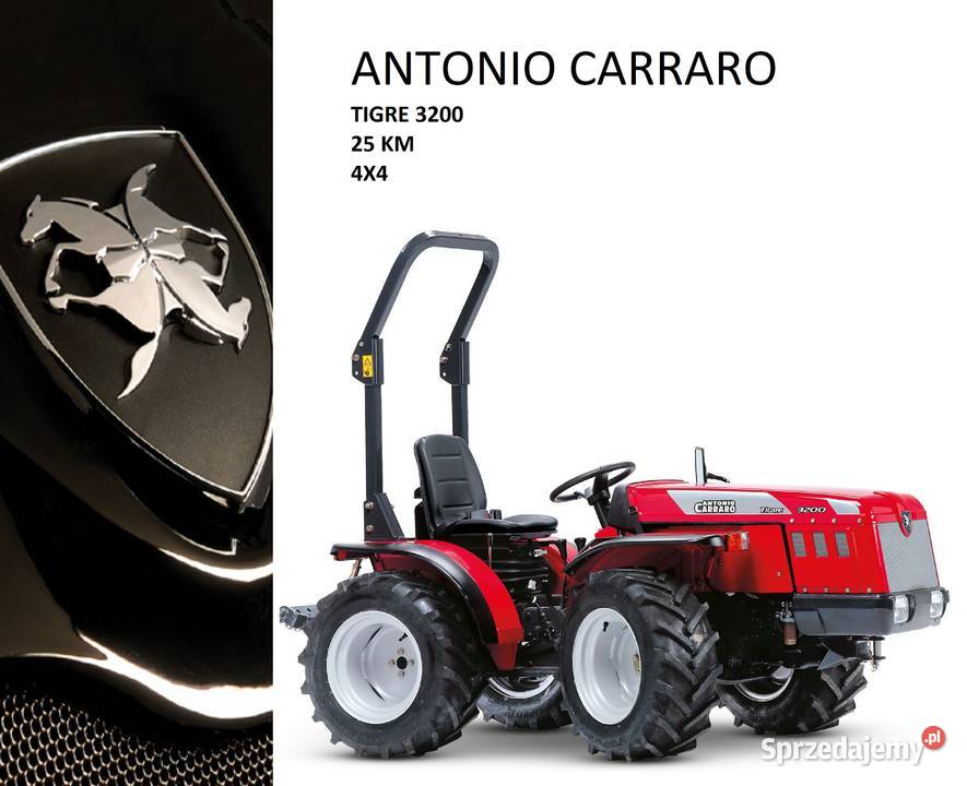 Antonio Carraro model TIGRE 3200 25 KM 4x4 od ręki