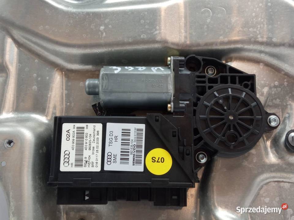 MECHANIZM SZYBY PRAWY TYŁ 4E0839850 4E0959802A świętokrzyskie sprzedam