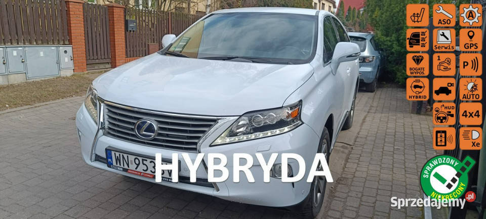 Lexus RX 450h Executive 299 4x4hybryda światła przeciwmgielne