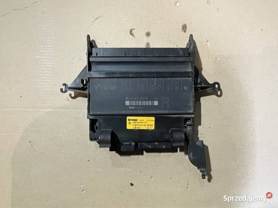 Moduł sterownik A2209105685 mercedes s w220 Rok produkcji 2004 Szczecin sprzedam