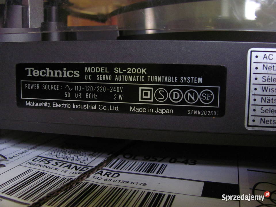 Gramofon Technics SL200K półautomatyczny Łódź