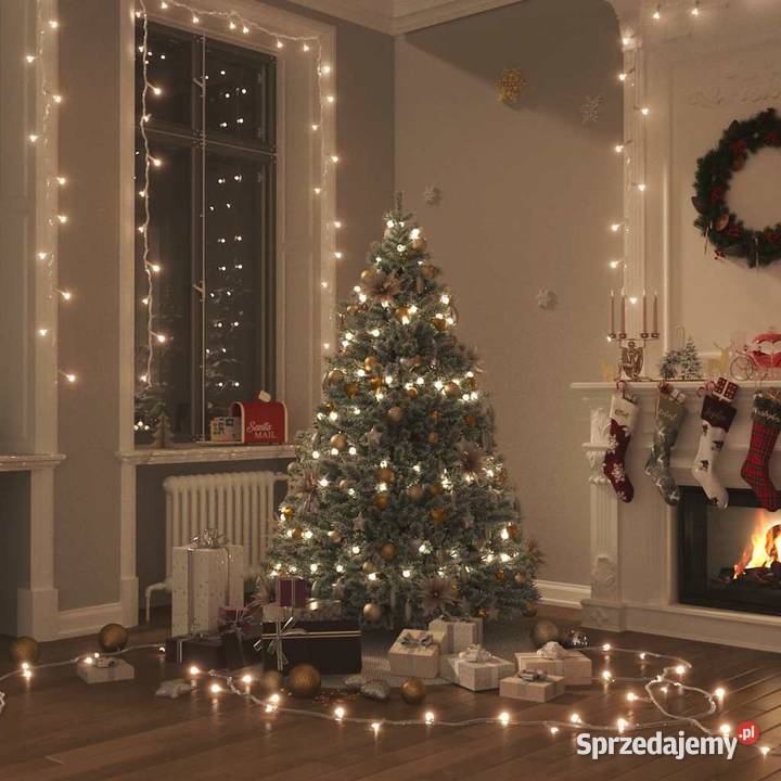 vidaXL Sznur lampek LED 150 diod w kolorze