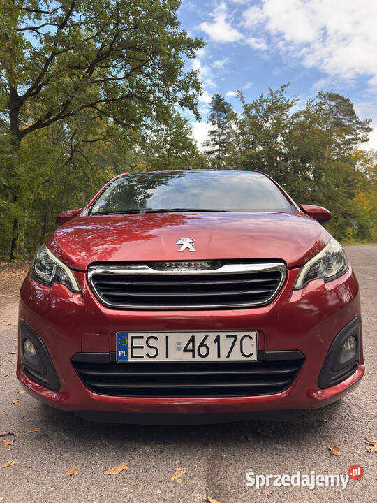 peugeot 108 mały przebieg łódzkie Brzeźnio