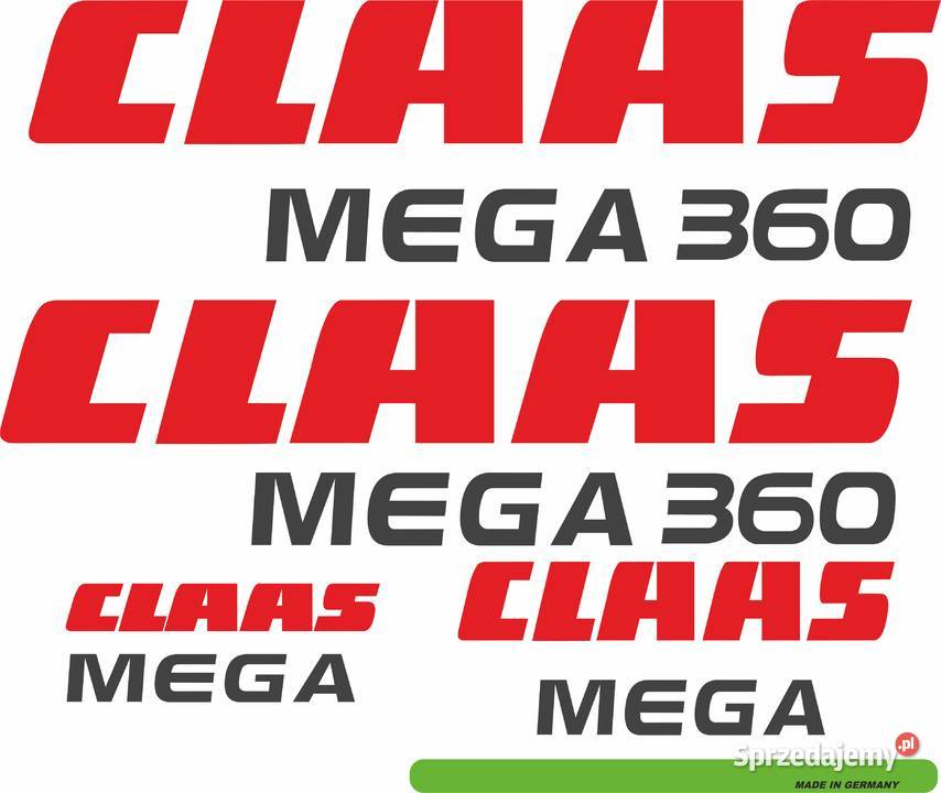 Naklejki Claas mega 360 inne modele Bydgoszcz sprzedam