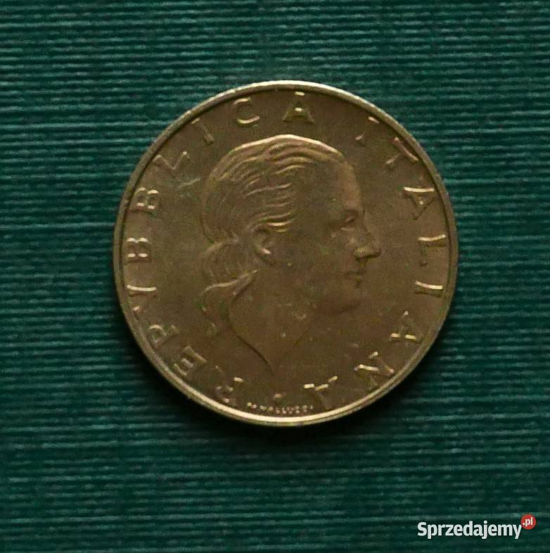 WŁOCHY 200 lirów 1994r 180 rocznica Karabinierzy Gliwice