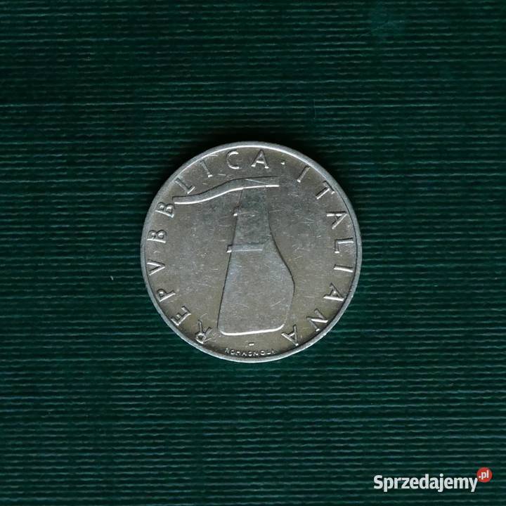 WŁOCHY 5 lirów 1972r Gliwice