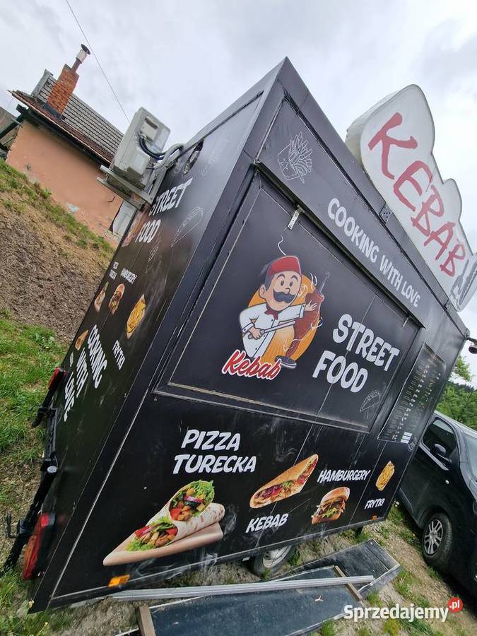przyczepa gastronomiczna food truck naczepa Limanowa sprzedam