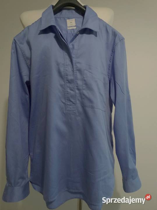 Koszula Bawełniana Modny Kolor Royal Blue sprzedam