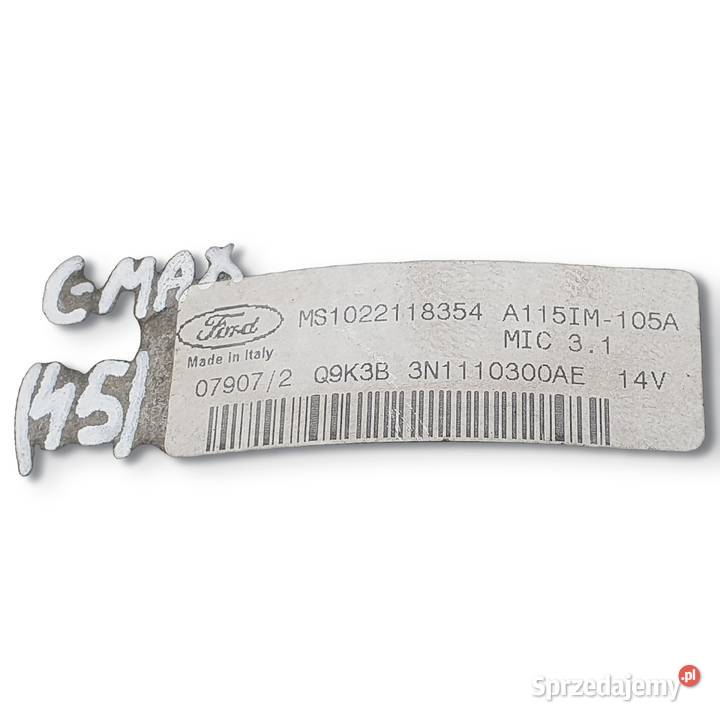 ALTERNATOR Ford C Focus MK2 16 16V MS1022118354 osobowe lubelskie