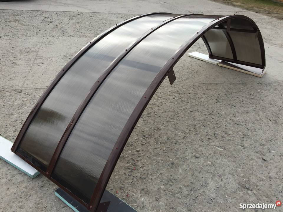 Aluminiowe daszki na dowolny wymiar kształt Piwniczna-Zdrój sprzedam