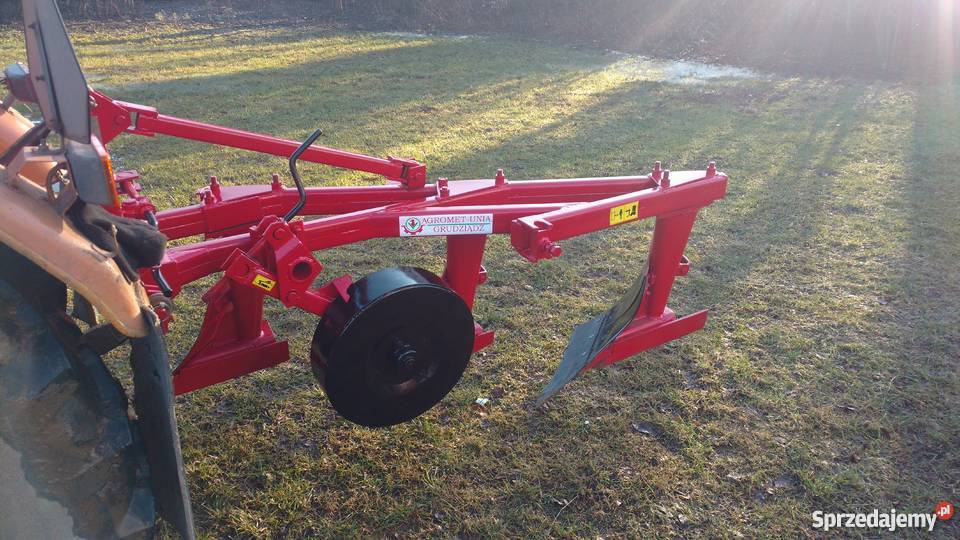 Pług 3 skibowy Unia Grudziądz nieuszkodzony Sierakowice