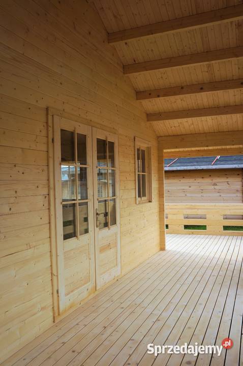Domki drewniane z antresolą z poddaszem do 35m2