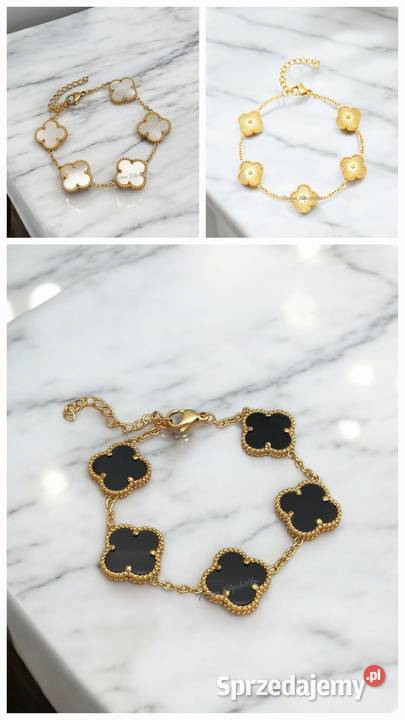 Bransoletka Van Cleef Arpels Alhambra czarny Kraków